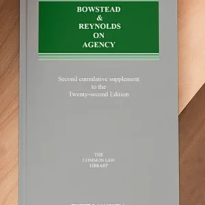 Bowstead & Reynolds on Agency – 22nd Edition 2022