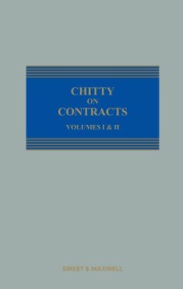 CHITTY ON CONTRACTS (in 2 vols. and Supplement) – 34th Edition 2022