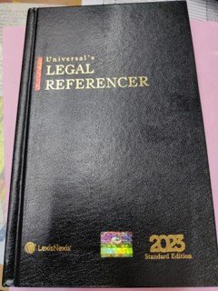 UNIVERSAL’S LEGAL REFERENCER 2023 – STANDARD EDITION (LEXIS NEXIS)