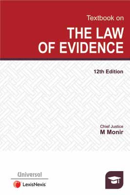 TEXTBOOK ON THE LAW OF EVIDENCE BY JUSTICE M MONIR