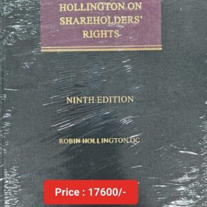 HOLLINGTON ON SHAREHOLDERS’ RIGHTS – 9th Edition