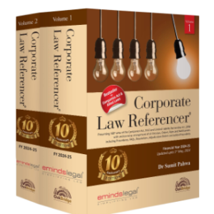 Corporate Law Referencer by Dr. Sumit Pahwa (Set of 2 Vols.) – 10th Edition 2024