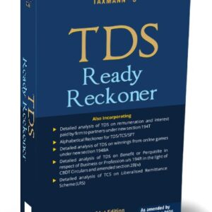 Taxmann’s TDS Ready Reckoner – 31th Edition 2025