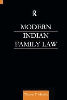 Modern Indian Family Law by Menski – Edition 2020