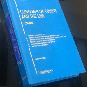 Contempt of Courts And the Law by Nayan Joshi – 4th Edition 2024