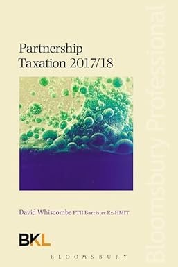 Partnership Taxation by David Whiscombe – Edition 2017