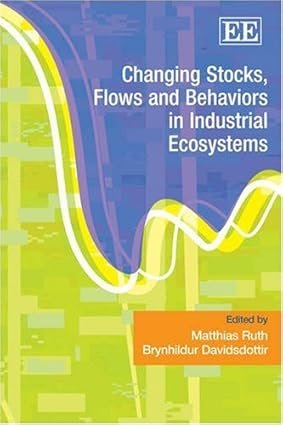 Changing Stocks, Flows and Behaviors in Industrial Ecosystems by Matthias Ruth