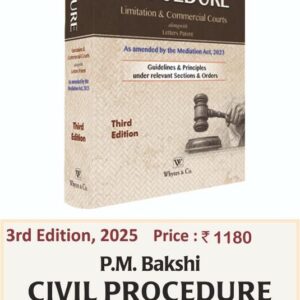 Civil Procedure by P.M. Bakshi – 3rd Edition 2025