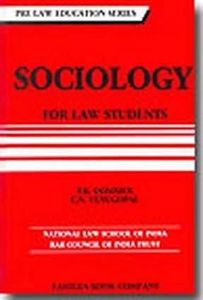 Sociology for Law Students by T. K. Oommen C.N. Venugopal – Edition 1988