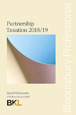 Partnership Taxation by David Whiscombe – Edition 2018