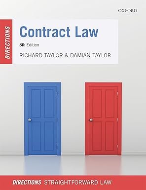 Contract Law Directions by Richard Taylor – Edition 2021