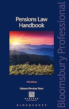 Pensions Law Handbook by Nabarro – 13th Edition 2017