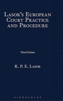 Lasok’s European Court Practice and Procedure