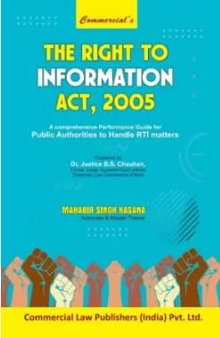 Right to Information Act, 2005 by Mahabir Singh Kasana – Edition 2025
