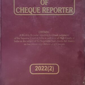 dishonour of cheque peporter (Damaged Binding) – Edition 2022