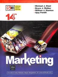 Marketing (with CD) (Special Indian Edition) by Michael J Etzel, Bruce J Walker, William J Stanton- Edition 2011