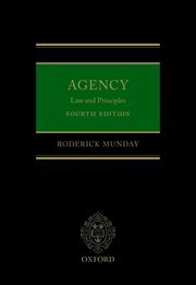 Agency Law and Principles by Roderick Munday – 4th Edition 2022