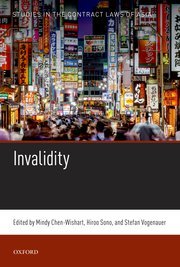 Invalidity by Mindy Chen-Wishart, Hiroo Sono, and Stefan Vogenauer – Edition 2022