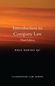 Introduction to Company Law by Paul Davies – 3rd Edition 2021
