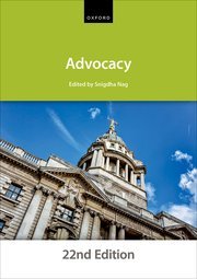 Advocacy by The City Law School – Twenty-second Edition 2024