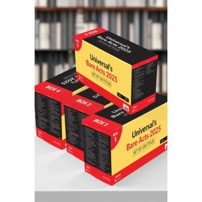 Universal’s Bare Acts 2025 (Box Set of 330 Bare Acts) – Edition 2025