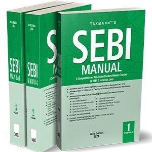 SEBI Manual ( Set of 3 Vols.) – 42nd Edition 2024