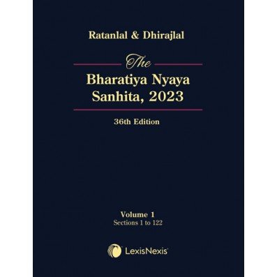 Ratanlal & Dhirajlal The Bharatiya Nyaya Sanhita, 2023 by Ratanlal & Dhirajlal (Set of 2 Vols.) – 36th Edition 2025