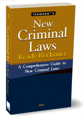 New Criminal Laws Ready Reckoner – 1st Edition 2024
