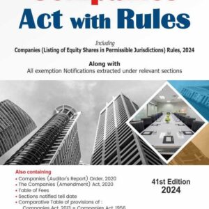 Bharat Companies Act with Rules – 41st Edition 2024