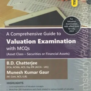 Comprehensive Guide to Valuation Examination with MCQs By B D Chatterjee – 3rd Edition 2024