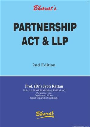 Partnership Act and LLP by Dr. Jyoti Rattan – 2nd Edition 2023