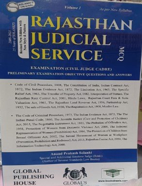 RAJASTHAN JUDICIAL SERVICE MCQ EXAMINATION (CIVIL JUDGE CADRE) PRELIMINARY EXAMINATION OBJECTIVE QUESTIONS AND ANSWERS (Vol.1)