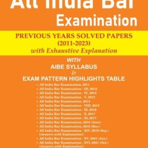 All India Bar Examination Previous Year Solved Papers (2011-2023) by Whitesmann – 5th Edition 2024