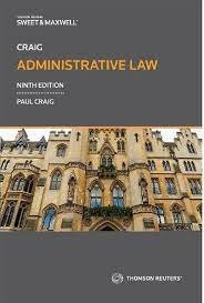 Craig – Administrative Law 9th South Asian Edition
