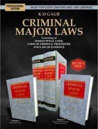Criminal Major Laws (2 Vols) by K. D. Gaur